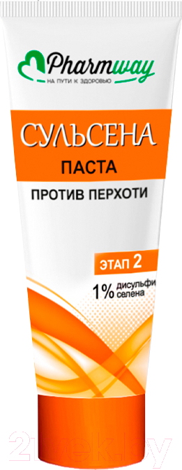 Паста против перхоти для волос Витэкс Pharmway Сульсена 1% (75мл)