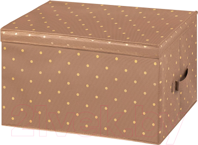 Коробка для хранения Elan Gallery Шоколадный горошек / 490310