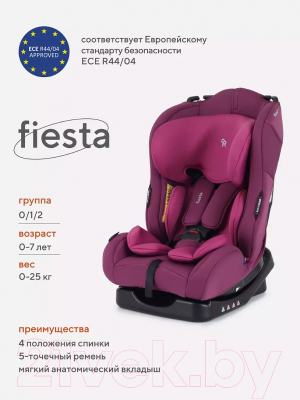 Автокресло Rant Fiesta Basic / 1029A (фиолетовый)