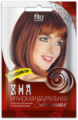 Порошковая краска для волос Fito Косметик Хна Иранская натуральная Элитная (25г)