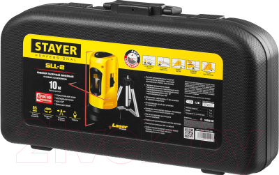 Лазерный нивелир Stayer SLL-2 / 34960-H2