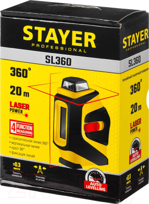Лазерный нивелир Stayer SL360 / 34962