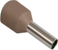 Набор наконечников-гильз для кабеля IEK UGN10-025-11-16 (100шт, коричневый/зеленый) - 