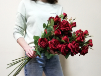 Искусственный цветок ForGarden Роза / BN10576 (красный) - 