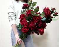 Искусственный цветок ForGarden Роза / BN10578 (красный) - 