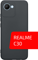 Чехол-накладка Volare Rosso Jam для Realme C30 (черный) - 