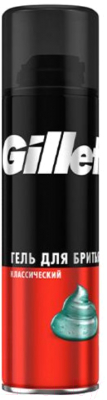 Гель для бритья Gillette Regular классический (200мл)