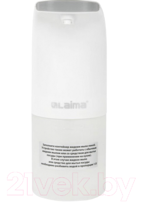 Сенсорный дозатор для жидкого мыла Laima 607324 (белый)