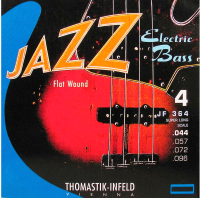 Струны для бас-гитары Thomastik JF364 Jazz Flat Wound - 