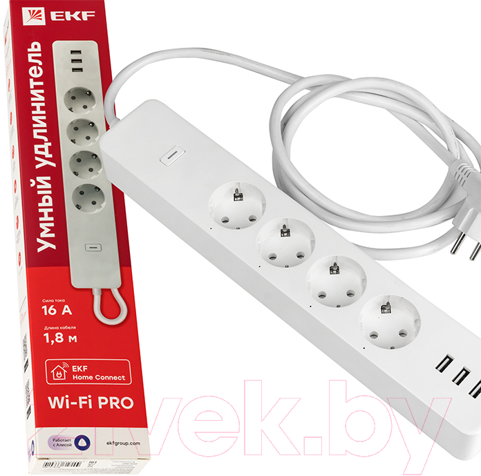 Удлинитель EKF Connect PRO / RCE-2-WF