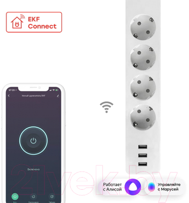 Удлинитель EKF Connect / RCE-1-WF