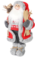 Фигура под елку Maxitoys Дед Мороз в красной шубке с лыжами и подарками / MT-21831-30 - 