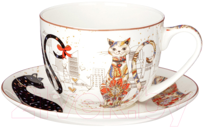 Набор для чая/кофе Lefard Парижские коты / 104-924