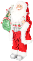 Фигура под елку Maxitoys Дед Мороз в красной шубке с подарками и конфетой / MT-21860-30 - 
