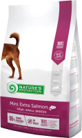 Сухой корм для собак Nature's Protection Mini Extra Salmon Adult Small Breeds / NPS45737 (2кг) - 