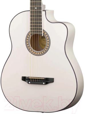 Акустическая гитара Ижевский завод Т.И.М. 62CW (белый)