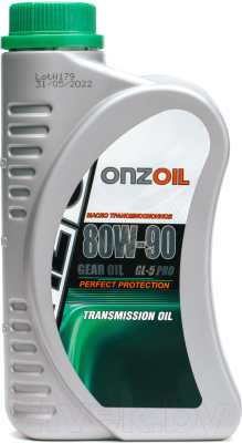 Трансмиссионное масло Onzoil 80W90 GL-5 Pro (900мл)