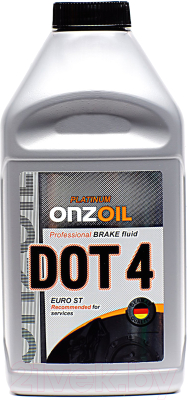 Тормозная жидкость Onzoil DOT 4 Euro ST (810г)