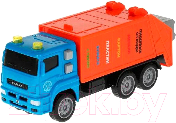 Мусоровоз игрушечный Технопарк Kamaz / KAMTRANSP-30-BUOG