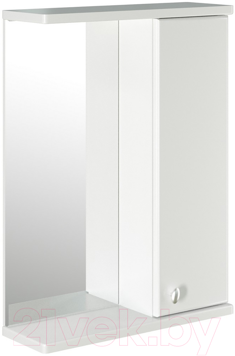 Шкаф с зеркалом для ванной Mixline Норд 55 R 528386