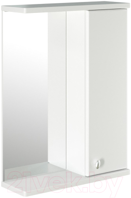 Шкаф с зеркалом для ванной Mixline Норд 55 R 528386