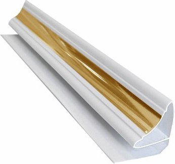 

Плинтус потолочный, Для ПВХ панелей Gold Line