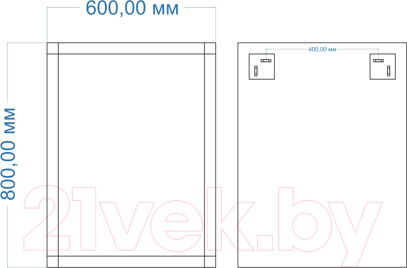 Зеркало Mixline Стронг 550032