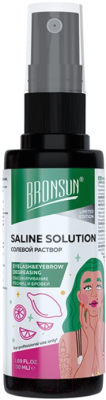 Bronsun Раствор солевой Для обезжиривания (50мл) Праймер для бровей ...