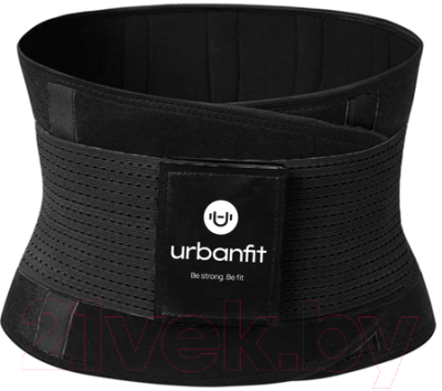 Пояс для похудения UrbanFit 381978 (XL, черный)
