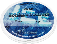 Леска монофильная Allvega Ice Line Concept 0.09мм 25м / LILC2509 - 