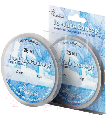 Леска монофильная Allvega Ice Line Concept 0.14мм 25м / LILC2514