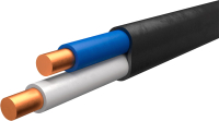 

Кабель силовой Ecocable, ВВГ-П 2х1.5 ок (N)-0.66