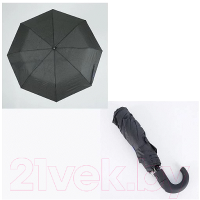 Зонт складной Rain Berry 734-7368-BLK (черный)