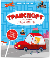 

Развивающая книга Геодом, Книжка на скрепке. Классные лабиринты. Транспорт