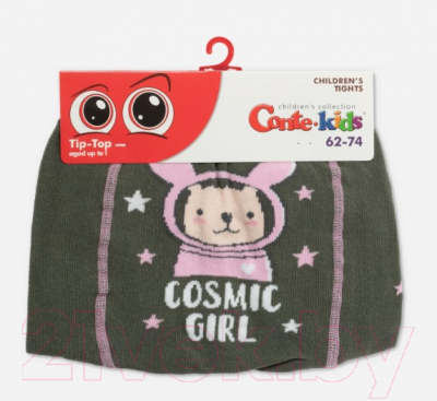 Изображение товара Колготки детские Conte Kids Tip-Top 579 (р.62-74, хаки)