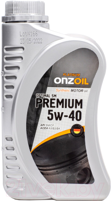 Моторное масло Onzoil Optimal SM 5W40 (900мл)