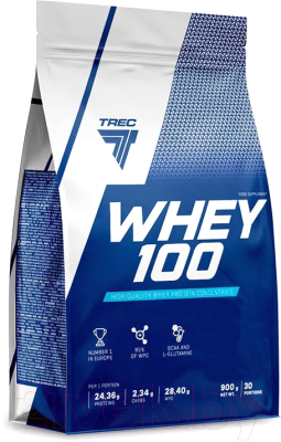 Протеин Trec Nutrition Whey 100 (900 грамм, печенье)