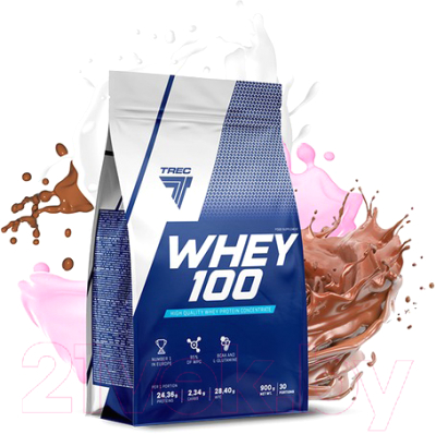 Протеин Trec Nutrition Whey 100 (900 грамм, печенье)