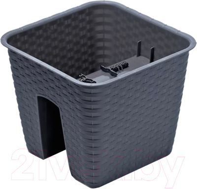 Изображение товара Кашпо Prosperplast Ratolla Square / DRLB280-S433 (антрацит)