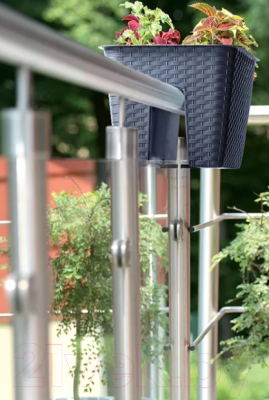 Изображение товара Кашпо Prosperplast Ratolla Square / DRLB280-S433 (антрацит)