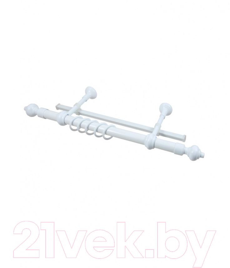 Карниз для штор LEGRAND Кантри + У-шина 2.0 / 48063477 (белый) — фото 2
