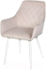 Стул СоюзРегионПоставка Мюнхен СРП-256 (9003 белый матовый/велюр Dream Bone кремовый) -