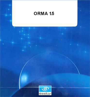 Линза для очков Orma 1.5 Ф65 -0.25 +1.50 / +1.25 -1.50