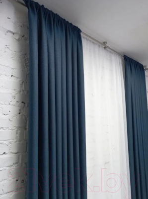 Изображение товара Комплект штор Модный текстиль 112MT391014DT (250x200, 2шт, темный джинс)