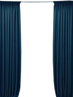 Шторы Модный текстиль 112MT391014DT (250x250, 2шт, темный джинс) - 