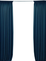 Шторы Модный текстиль 112MT391014DT (270x200, 2шт, темный джинс) - 
