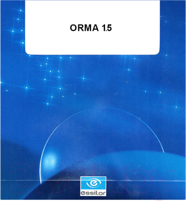 Линза для очков Orma 1.5 Ф65 -0.75 +1.00 / +0.25 -1.00