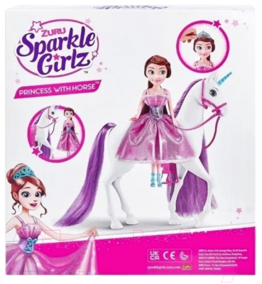 Кукла с аксессуарами Zuru Sparkle Girlz Принцесса с лошадью / 10057