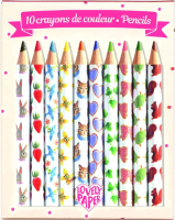Набор цветных карандашей Djeco DD03725 (10шт) - 