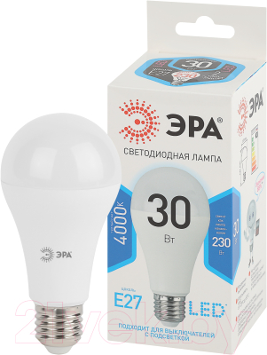 Лампа ЭРА STD LED A65-30W-840-E27 / Б0048016